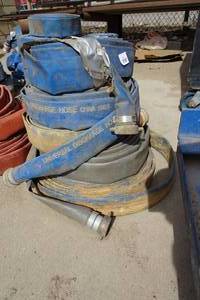 lot 61 image: 5 Trash Pump Hoses