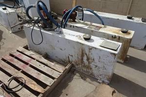 lot 23 image: 36 Gallon Fuel Transfer Tank with Pump