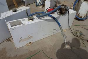 lot 26 image: 36 Gallon Fuel Transfer Tank with Pump