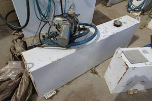 lot 27 image: 36 Gallon Fuel Transfer Tank with Pump