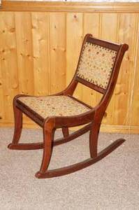 Antique Wood Rocking Chair
