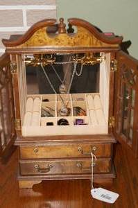 Small Jewelry Box with Some Costume Jewelry