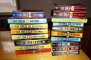 Lee Child Jack Reacher Series Hardcover and Paperbacks