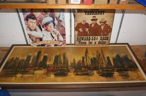 Metal Novelty Pictures, Canvas Sailing Print