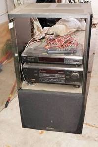 Sony Amplifier, Tuner, and Subwoofer
