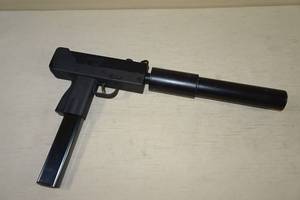 lot 3 image: Masterpiece Arms Mac-10 .45 ACP Pistol with Extended Barrel