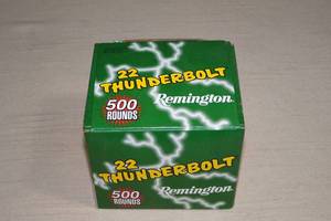 lot 31 image: 500 Remington 22 Thunderbolt .22 LR RN Ammo