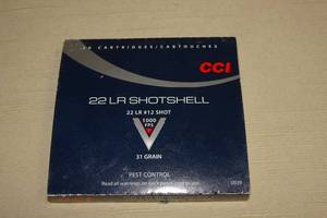 lot 34 image: 20 CCI .22 LR Shotshell Ammo