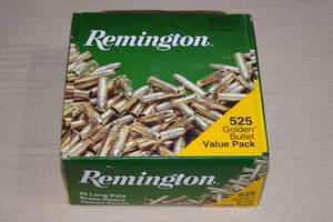 lot 59 image: 525 Remington Golden Bullet .22 LR HP Ammo