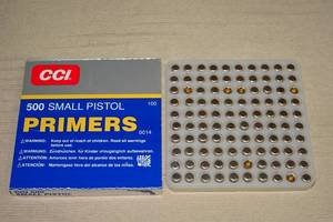 lot 69 image: 100 CCI 500 Small Pistol Primers