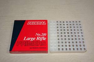 lot 72 image: 80 Federal 210 Large Rifle Primers