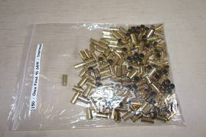 lot 78 image: 150 Once Fired .40 S&W Deprimed Casings