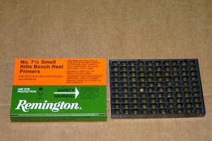 lot 66 image: 100 Remington 7-12 Small Rifle Bench Rest Primers