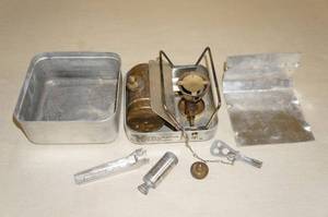 lot 28 image: Vintage Optimus 99 Lightweight Gas Backpack Hiking Stove