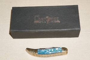 lot 38 image: New Cherokee Stoneworks Multi Blade Pocket Knife