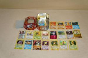 lot 49 image: Pokemon Cards - Red Number, Shadowless, Rare, Holo, 1st Editions