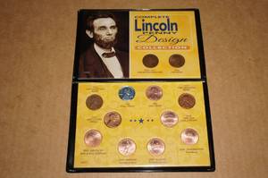 lot 13 image: Lincoln Penny Design Collection