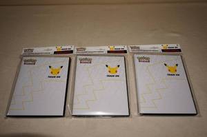 lot 74 image: 3 New Large Format Pokemon Card Binders - About 8 x 6.25 each