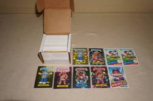 lot 75 image: Box of Garbage Pail Kids Cards - Refractors, Chrome
