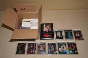 lot 90 image: Box of Basketball Cards - LaMelo, Wiseman, LeBron