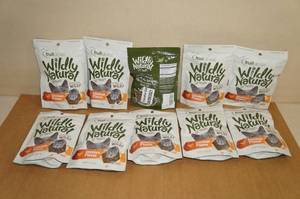 lot 155 image: 10 Bags of Fruitables Wildly Natural Cat Treats