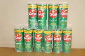 lot 125 image: 10 Cans of Comet Powder Bleach Cleaner