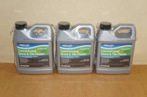 lot 131 image: 3 Bottles of Aqua Mix Concentrated Stone and Tile Cleaner