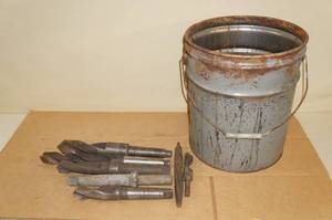 lot 134 image: Vintage Large Size Drill Bits