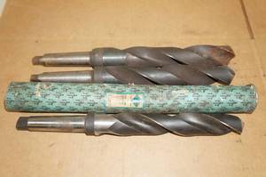 lot 136 image: 3 Large Size Drill Bits - 1-1116, 1-78