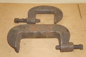 lot 138 image: 2 Large Industrial C Clamps