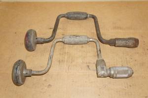lot 144 image: 2 Vintage Hand Drills