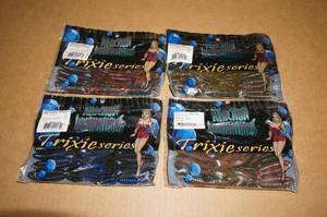 lot 172 image: 4 Packs of Small Reaction Innovations Fishing Plastic Baits
