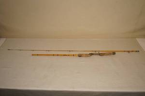 lot 169 image: Antique 2 Piece Eagle Claw Fishing Rod