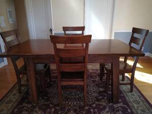 Dining Table and Four Chairs