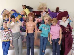 Collection of Barbie Dolls