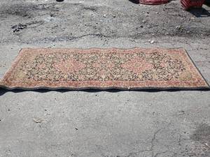 Red and Black Runner Rug