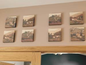 lot 58 image: 8 Small Pictures (doubles of each picture)