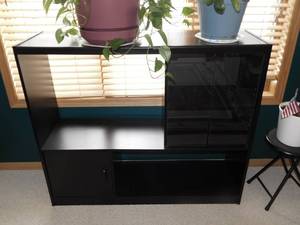 lot 62 image: Black TV Stand