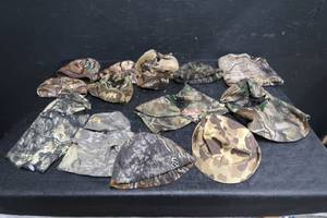 lot 78 image: CAMO HATS AND FACE MASKS