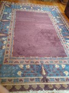 lot 117 image: Purple Area Rug