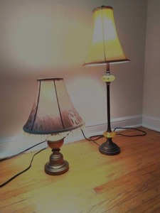 lot 204 image: Two Table Lamps