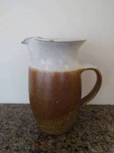 lot 208 image: Sunrise Minnesota Stoneware Pitcher