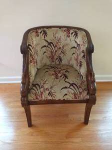 lot 152 image: Empire Style Chair