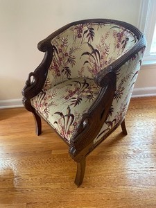 lot 151 image: Empire Style Chair