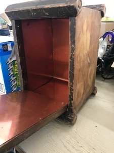 antique mail box copper lined