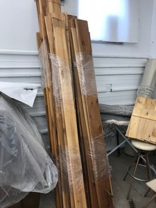 Large lot of vintage pine tongue and groove
