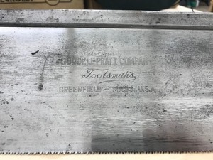 Goodell Pratt antique hand saw