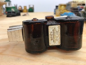 glass wagon cologne bottle
