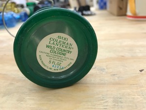 avon coleman lantern bottle
