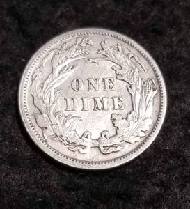1890 US SEATED LIBERTY DIME